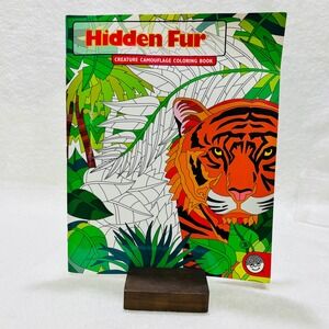 MindWare Hidden Fur Creature Camouflage Coloring Book Nature Animals 25075